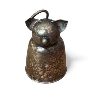 Rare Vintage Napier Art Deco Cat/Mouse Jigger – Silver Plated Barware